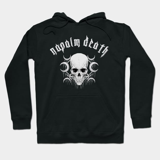 napalm the darknes Hoodie by ramon parada